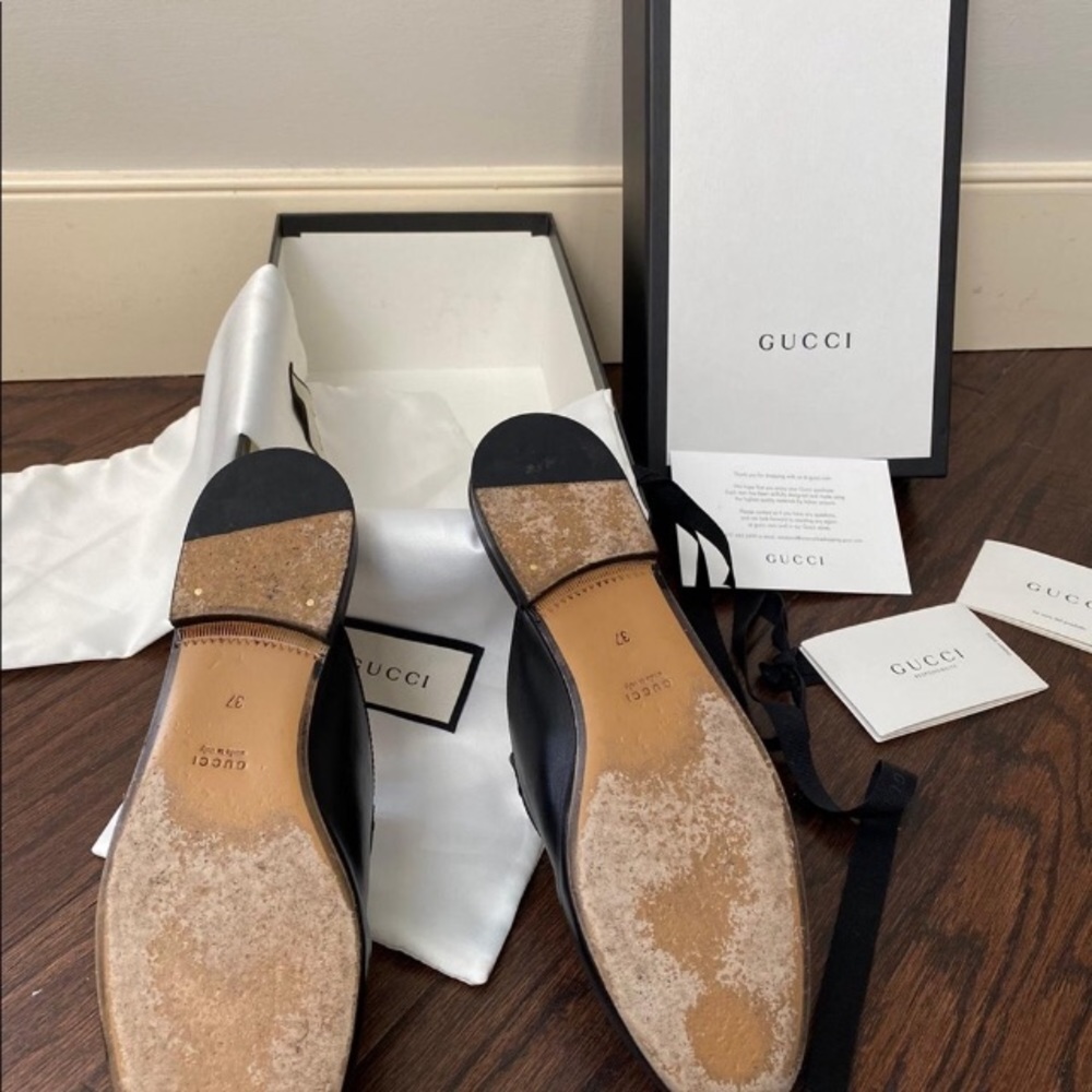 Princetown leather slippers GUCCI - Picture 6 of 8